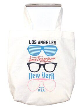 Gap LA, SF, NY, Tote White Tote Bag